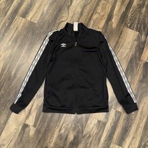 Umbro Double Diamond Track Jacket 2.0 Full-Zip Black Men's Size XL